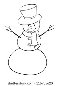 17,404 Snowman illustration outline Images, Stock Photos & Vectors ...