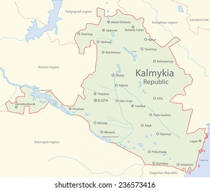 Lombardy Map Stock Vector Royalty Free 231138088 Shutterstock   Detailed Map Kalmykia Republic Russia 260nw 236573416 