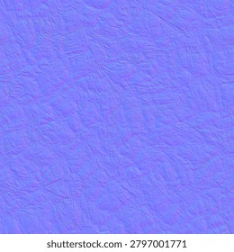 Detailed normal map featuring intricate cracks on a rock face for professional 3D terrain and texture mapping.