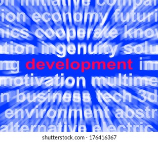Development Word Meaning Evolution Growth And Improvement