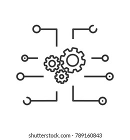 Key Factor Icon Line Style Element Stock Vector (Royalty Free) 1585690339