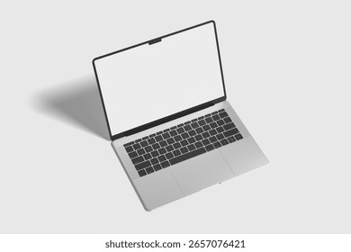 Devices Single Side View angle Blank Mockup