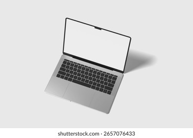 Devices Single Side View angle Blank Mockup