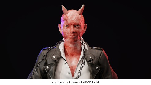 Devil high quality image 3d render