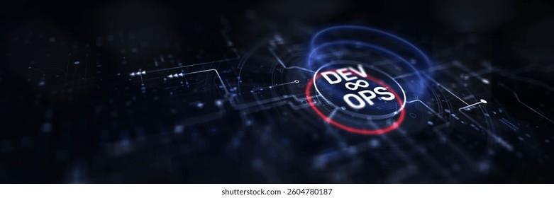 DevOps Concept: Integrating Development and Operations for Enhanced Software Delivery.