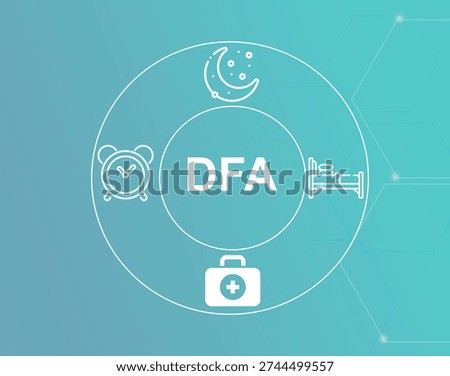 DFA acronym.DFA (Difficulty Falling Asleep) describes insomnia with prolonged sleep onset.