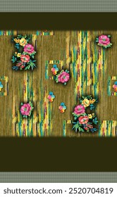 Dgital print all over pattern design MIX PATTERN