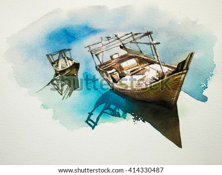Dhow - Painting