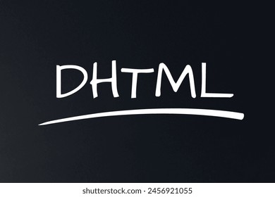 DHTML, Dynamic Hypertext Markup Language