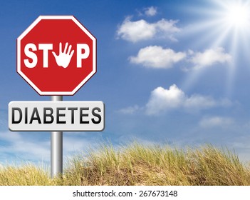 diabetes find causes and sceen for symptoms of type 1 or 2 prevention by dieting or treath with medication or low fat and sugar free diet