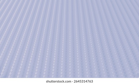 Diagonal pattern of elevated ridges, evenly spaced with a soft texture. The repeating design creates an abstract visual effect from an angled perspective. Light pastel tones dominate
