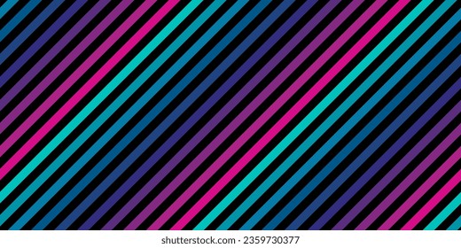 대각선 줄무늬 매끄러운 패턴. 1980년대 - 1990년대 패션 스타일 배경. 형형색색의 기울어진 선 질감을 반복합니다. 추상 래스터 형상 장식 디자인 서식 파일입니다. 세련된 장식 패턴 스톡 일러스트