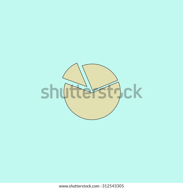 Diagram Charts Infographics Flat Simple Line Stock Illustration ...