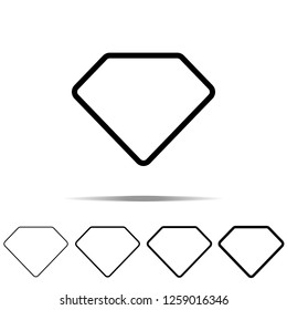 simple diamond shape