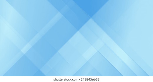 Diamond and line shapes in random geometric blue gradient pattern, Digital shiny geometric fractal pattern, Abstract geometric Blue business banner background. - Powered by Shutterstock