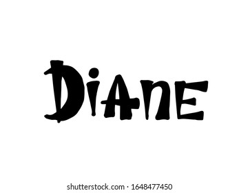 Diane Name Images, Stock Photos & Vectors | Shutterstock