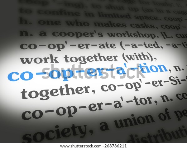 dictionary-definition-word-cooperation-stock-illustration-268786211