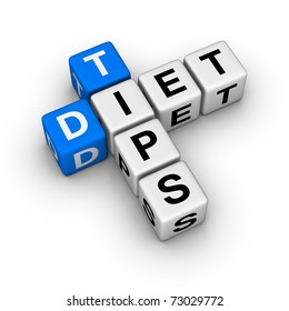 Diet Tips Cubes Crossword Series 库存插图 73029772 Shutterstock