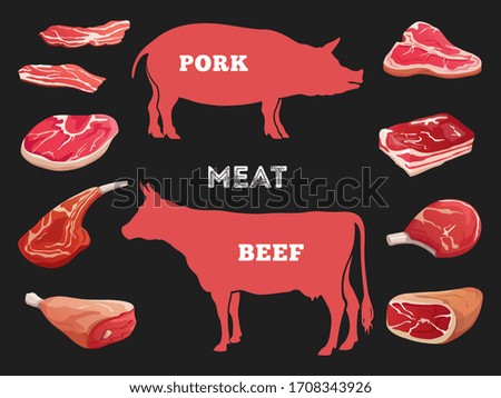 Image, Stock Photo cow Nutrition Eating