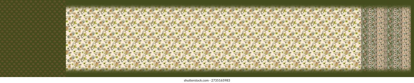 digita allover repeat saree pattern 