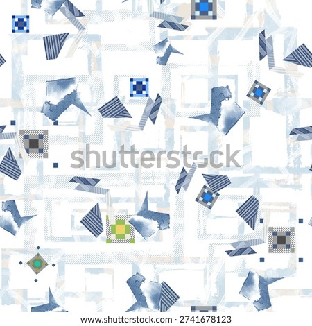digital abstact geometric  with line pattern