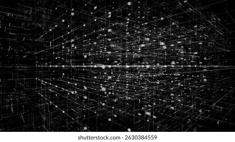 Digital Abstract Network abstract background