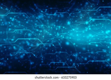 Digital Abstract technology background, 3d rendering