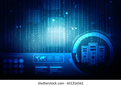Digital Abstract technology background,2d illustration