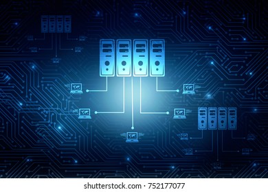 Digital Abstract technology background,2d illustration