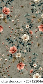 digital allover pattern and buti full pattern madim color