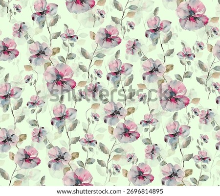 digital allover pattern flower test work matching dristi brightness textile design 