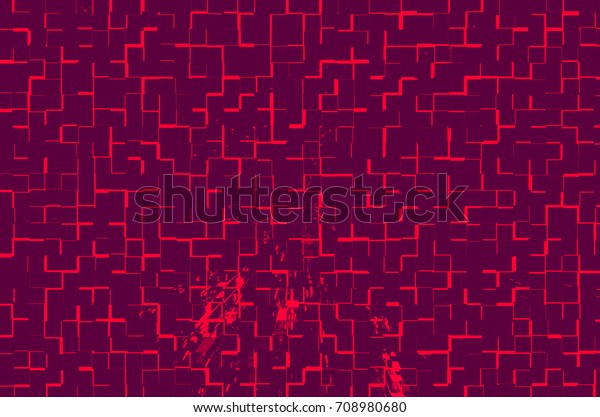 Digital background dark purple and hot pink color\
is divided into\
squares
