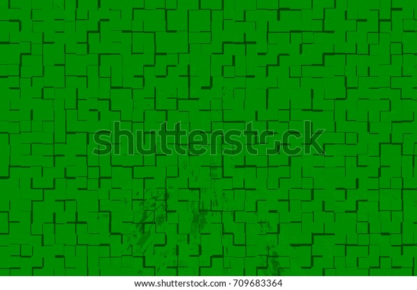 Digital\
background green color is divided into\
squares