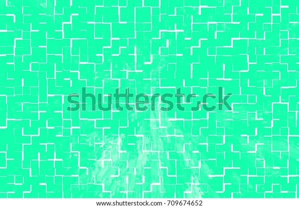 Digital background pale mint green color is\
divided into\
squares