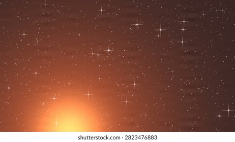 A digital background with star formations and celestial patterns, ideal for space-themed projects or as a peaceful desktop wallpaper.