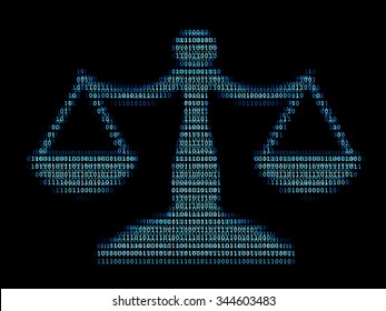 Digital balance / Concept of technology law, technology lawsuit, net neutrality