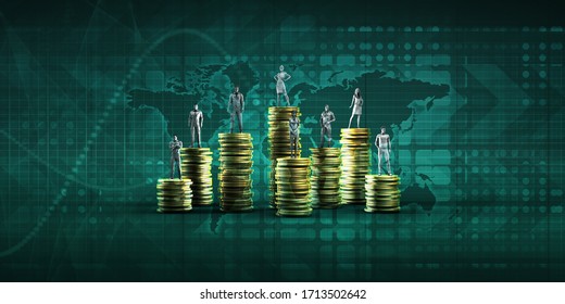 Digital Banking Platform Services and Fintech Concept 3D Render - Powered by Shutterstock