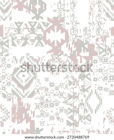 digital batik and white background pattern 