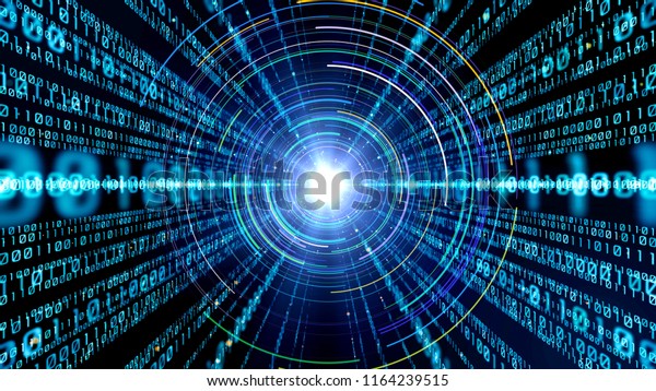 Digital Binary Code Concept Stock Illustration 1164239515