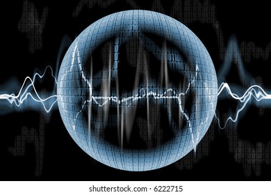 digital blue background