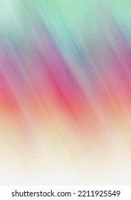 Digital Blurred Abstract Background In Vivid Rainbow Colors 