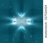 Digital code background, abstract illustration 
