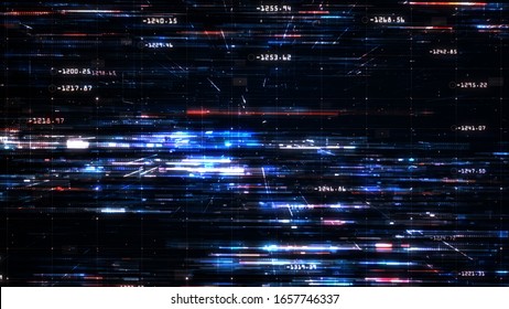 Digital cyberspace and Digital data network connections, Technology abstract background