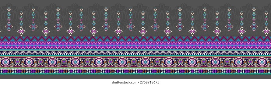 Digital Design By Using textures , patterns, flowers, geometrical motifs, textures and some ornaments for digital textile fabric prints.