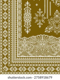 Digital Design By Using textures , patterns, flowers, geometrical motifs, textures and some ornaments for digital textile fabric prints.