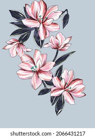 A Digital Design Ornament Border HD Motif Draws Working Illustration Border PNG Flowers And Ornament Motif India Design Elements Flowers Brand Search Pattern With Watercolor, Repeat The Floral Textur