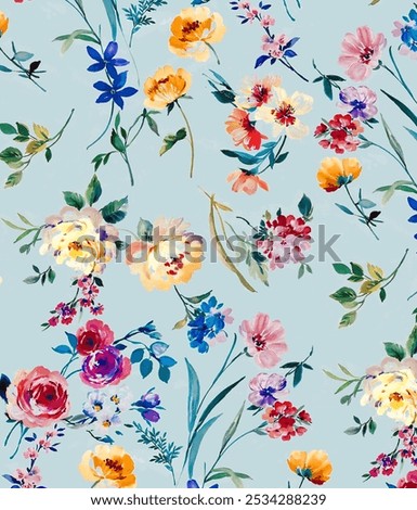digital design pattern flower background print 