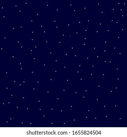 Digital Drawing Starry Night Sky Background Stock Illustration