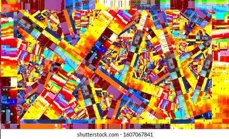 Digital effects. Multicolor abstract background. Colorful pattern. Creative graphic design for poster, brochure, flyer and card. Unique wallpaper. 
Backdrop for web, fabric and notepad cover.