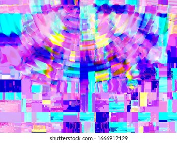 Digital effects. Multicolor abstract background. Colorful pattern. Creative graphic design for poster, brochure, flyer and card. Unique wallpaper. 
Backdrop for web, fabric and notepad cover.